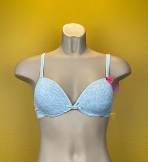 Padded soft bra grey